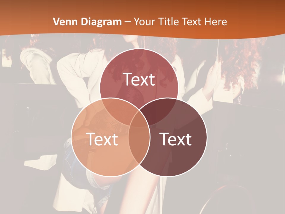 Corset Retro Look Reflexion PowerPoint Template