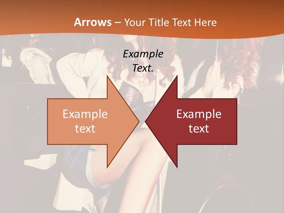Corset Retro Look Reflexion PowerPoint Template