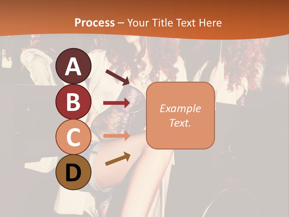 Corset Retro Look Reflexion PowerPoint Template