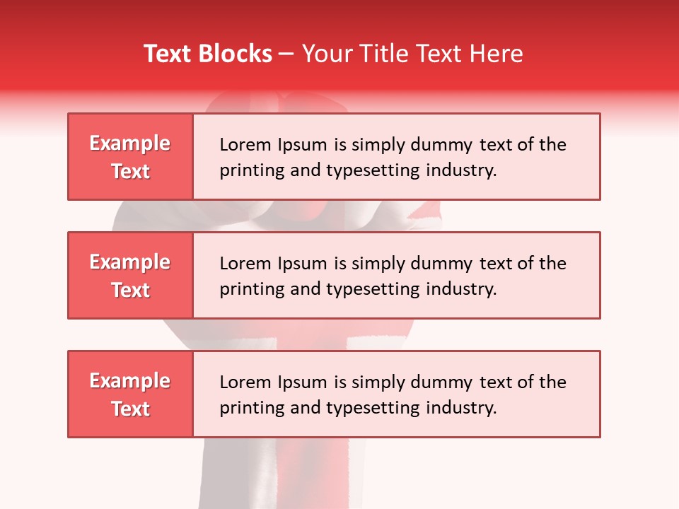 Fist National Nationalism PowerPoint Template