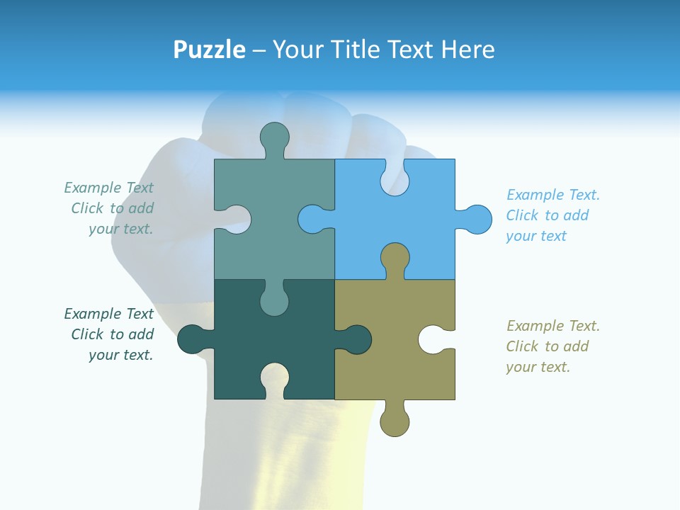 Flag Of The Ukrainian Force PowerPoint Template