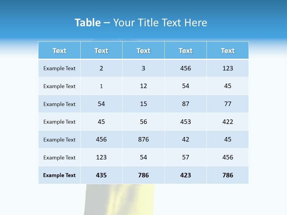 Flag Of The Ukrainian Force PowerPoint Template