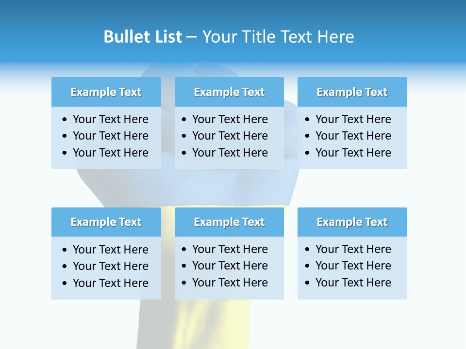 Flag Of The Ukrainian Force PowerPoint Template