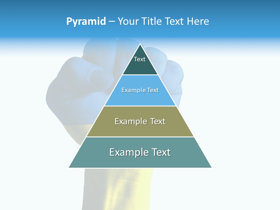 Flag Of The Ukrainian Force PowerPoint Template