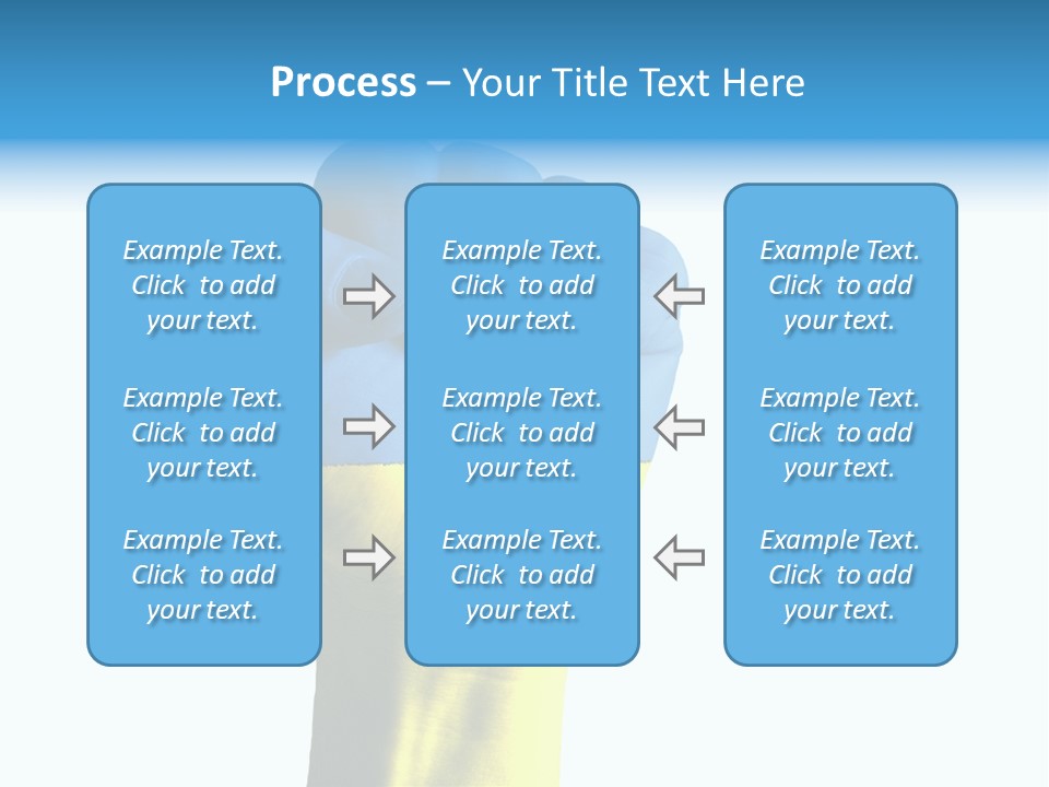 Flag Of The Ukrainian Force PowerPoint Template