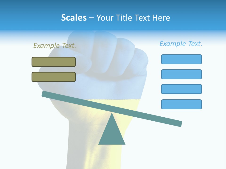 Flag Of The Ukrainian Force PowerPoint Template