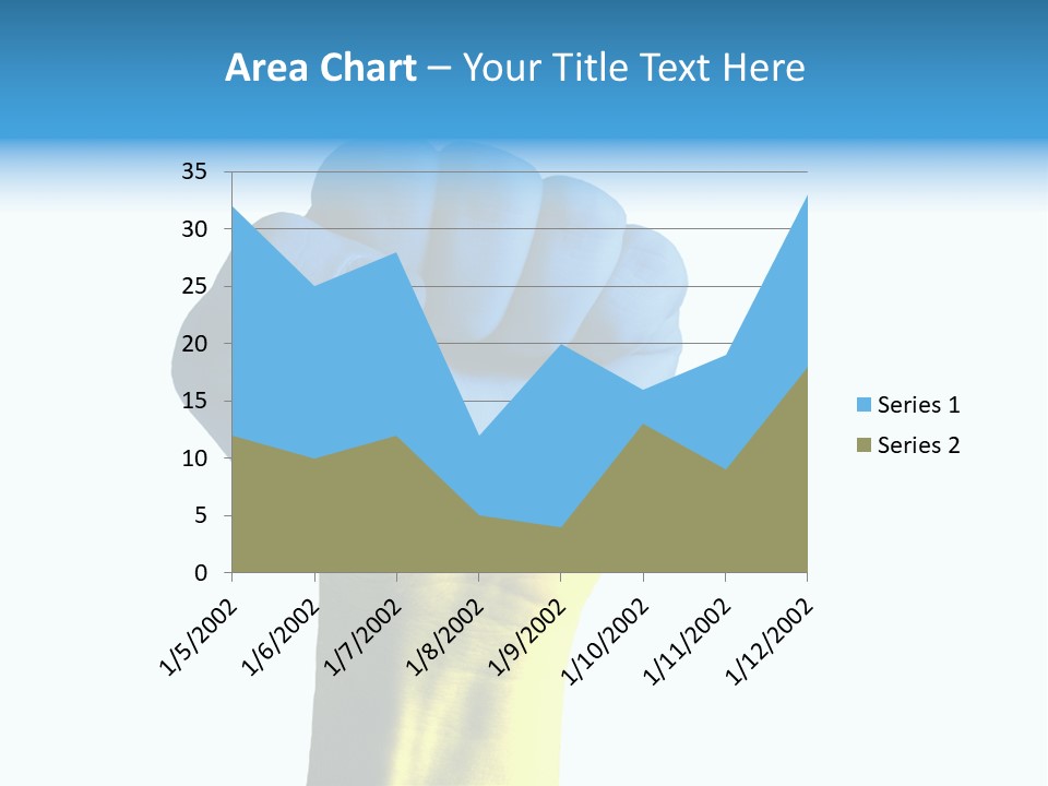 Flag Of The Ukrainian Force PowerPoint Template