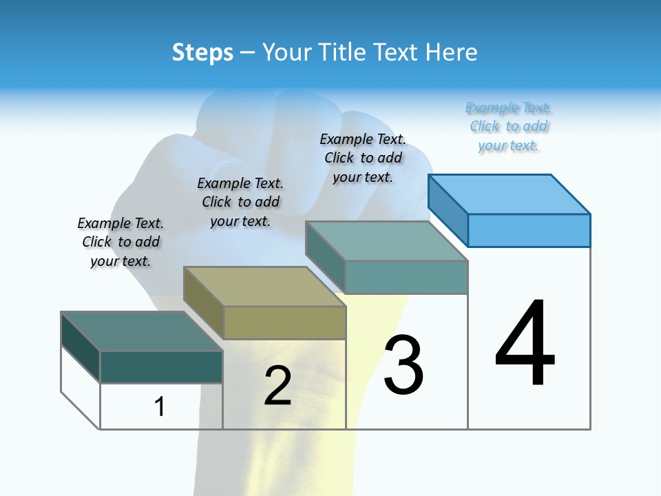 Flag Of The Ukrainian Force PowerPoint Template