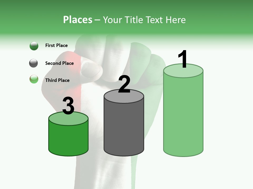 Aggressive Flag Force PowerPoint Template