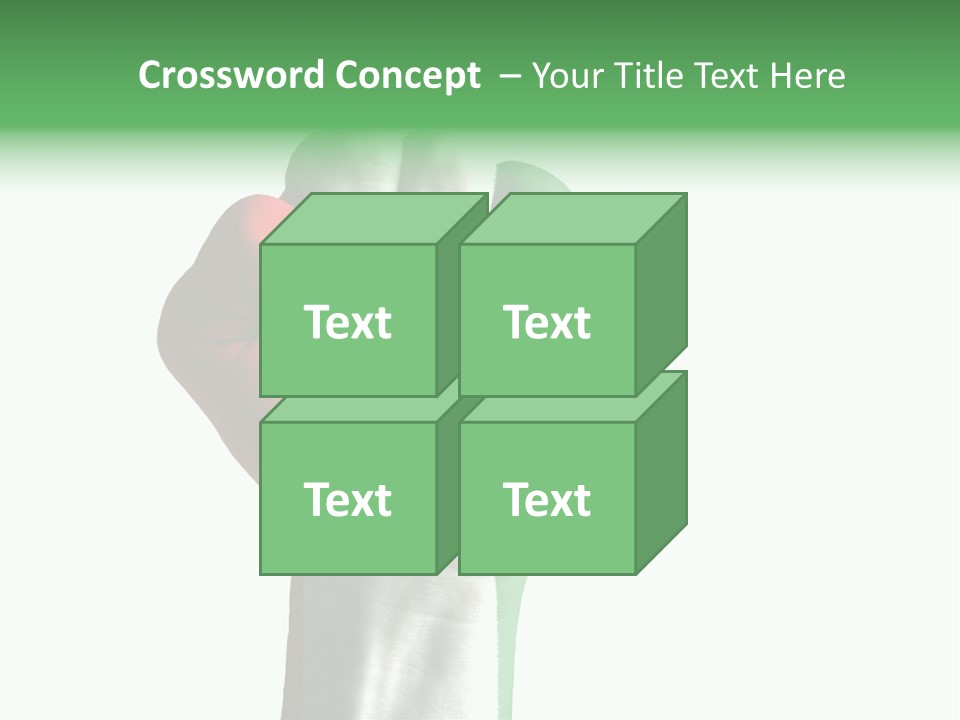 Aggressive Flag Force PowerPoint Template