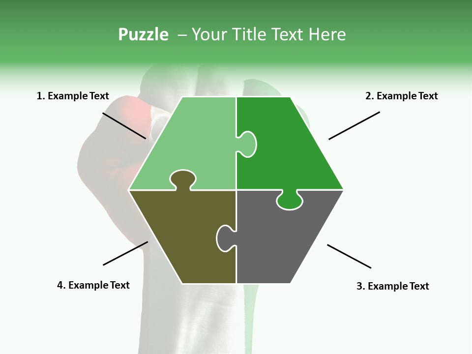 Aggressive Flag Force PowerPoint Template