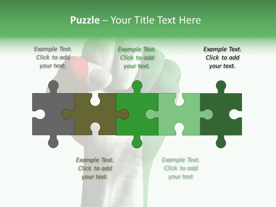 Aggressive Flag Force PowerPoint Template