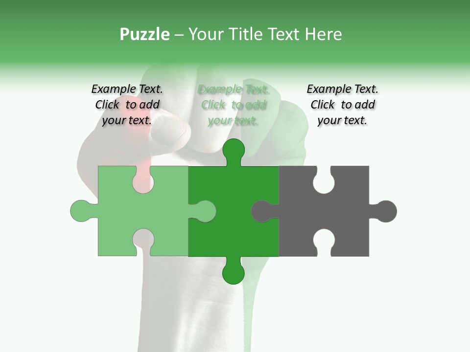 Aggressive Flag Force PowerPoint Template