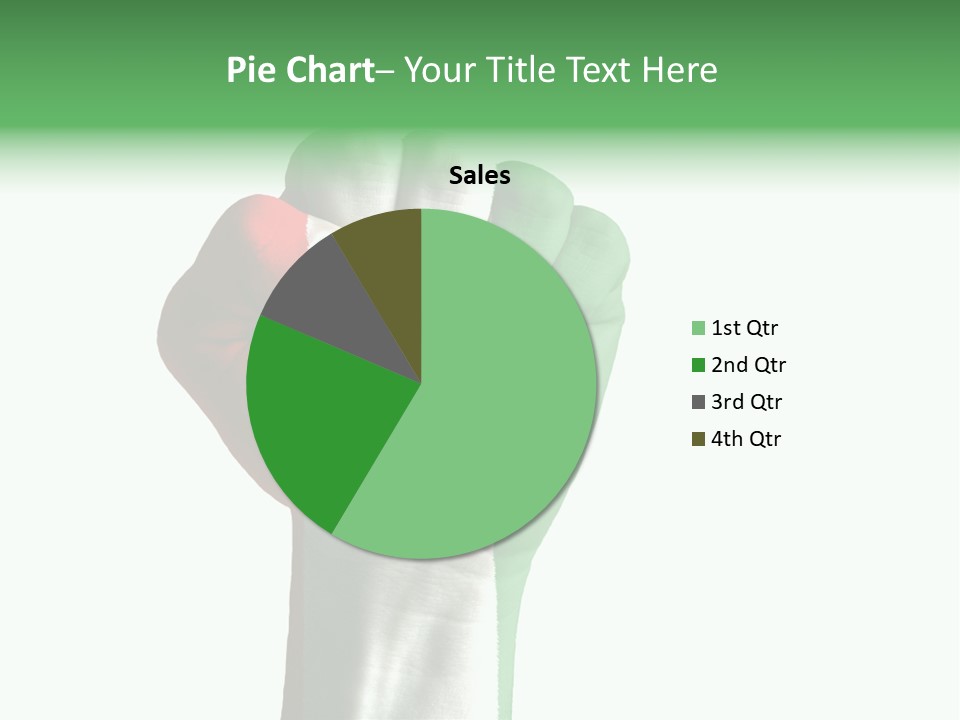 Aggressive Flag Force PowerPoint Template
