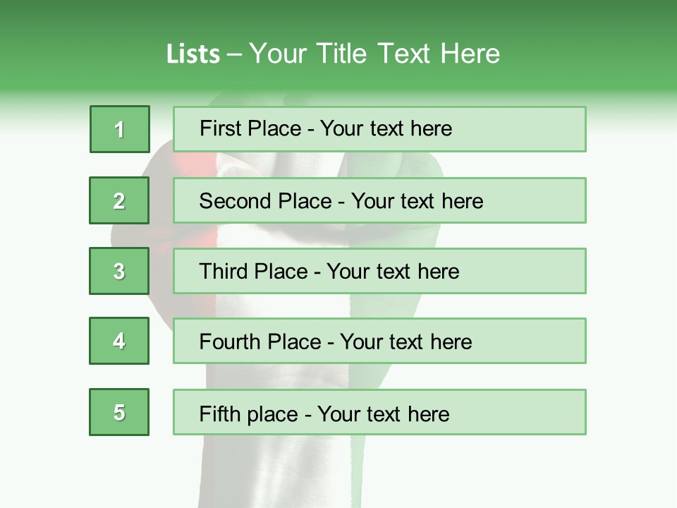 Aggressive Flag Force PowerPoint Template