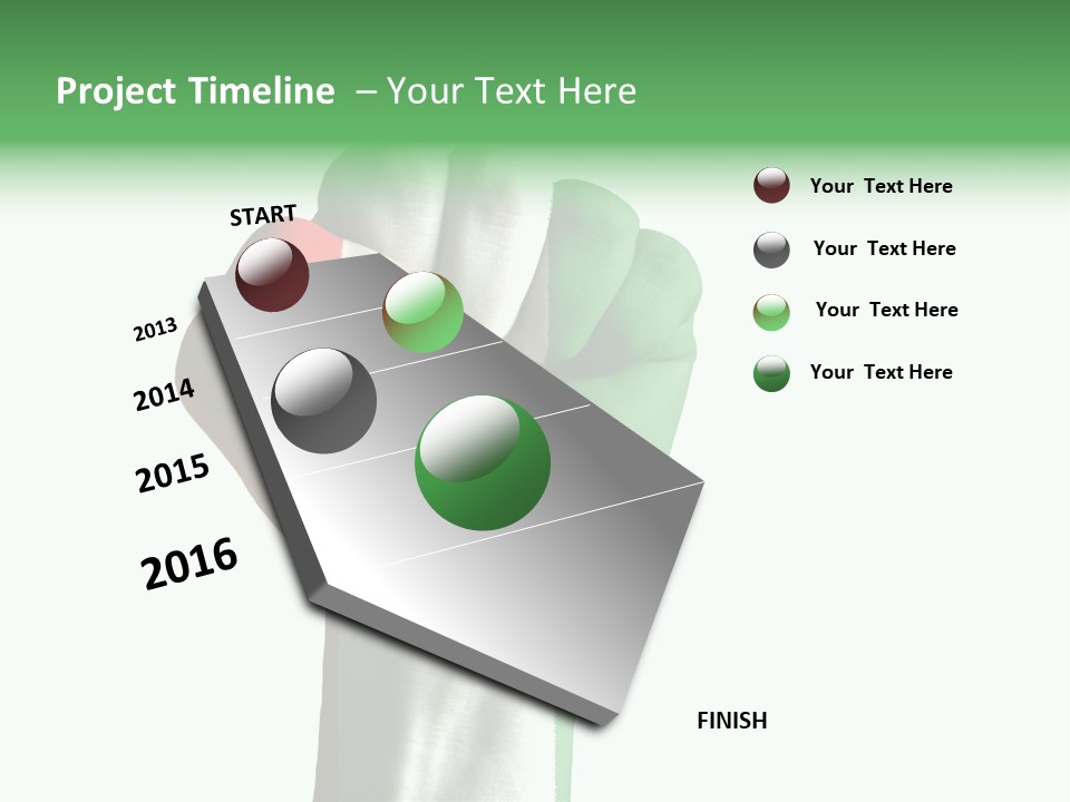 Aggressive Flag Force PowerPoint Template