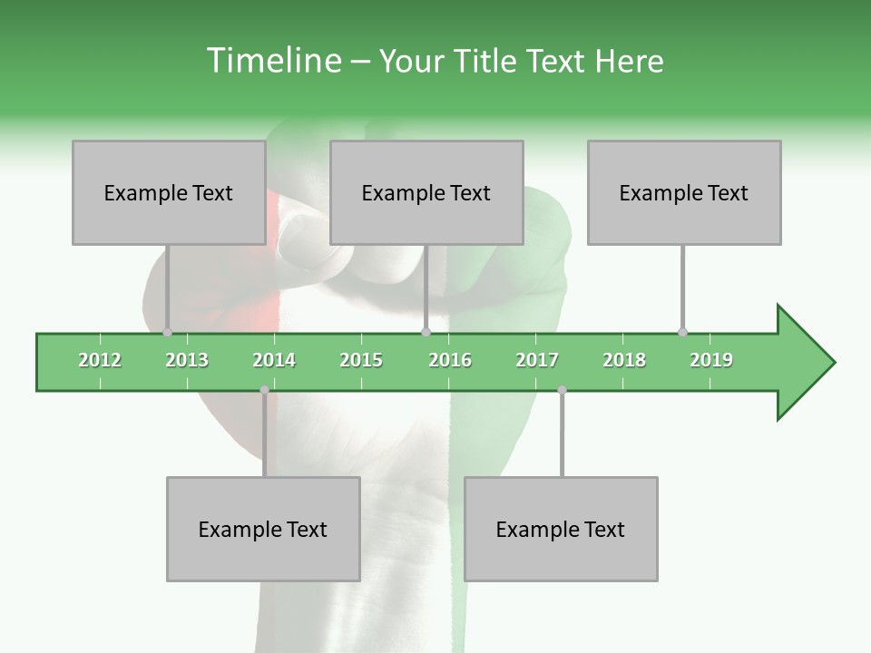 Aggressive Flag Force PowerPoint Template