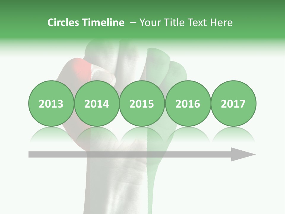 Aggressive Flag Force PowerPoint Template