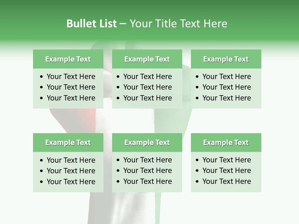 Aggressive Flag Force PowerPoint Template