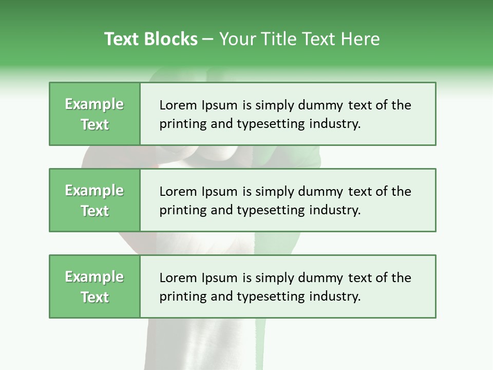 Aggressive Flag Force PowerPoint Template