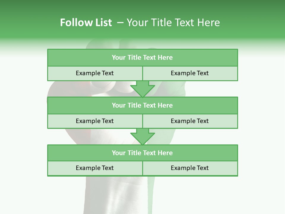 Aggressive Flag Force PowerPoint Template