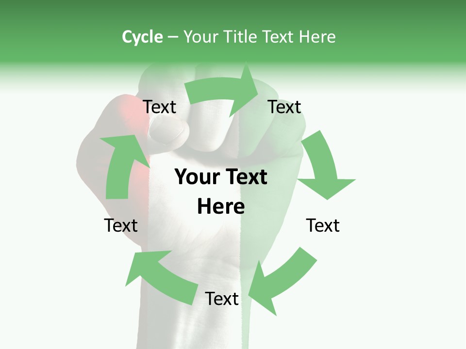 Aggressive Flag Force PowerPoint Template