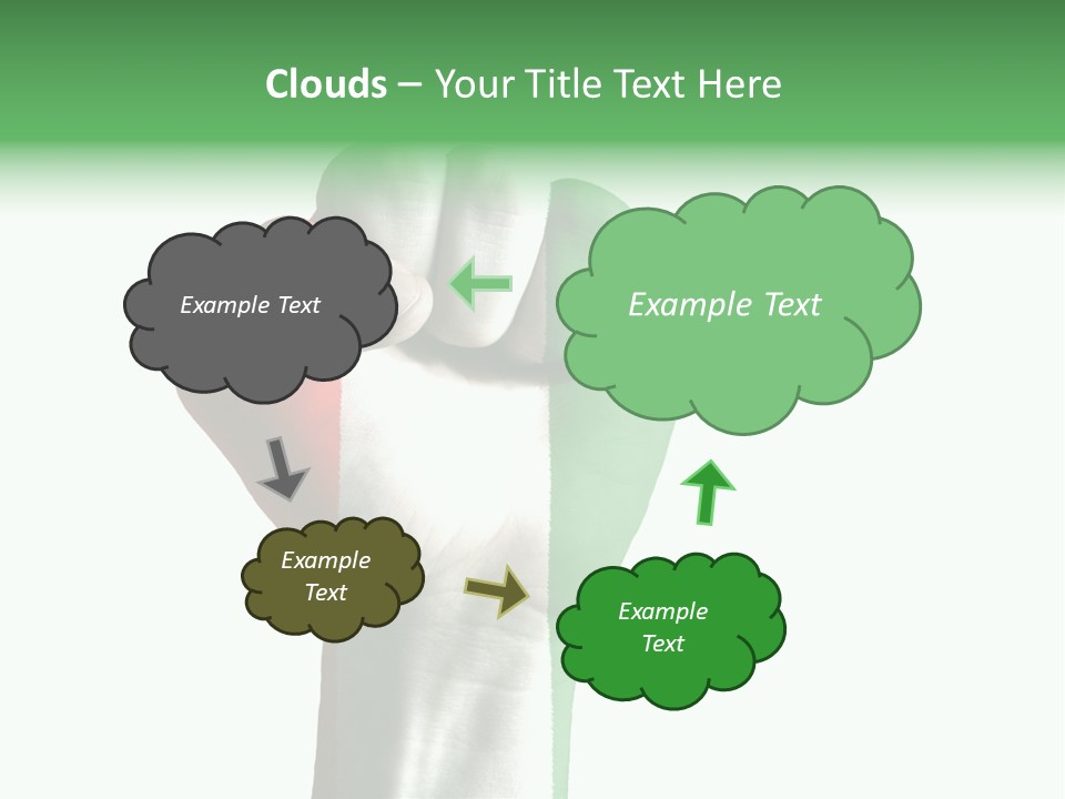 Aggressive Flag Force PowerPoint Template