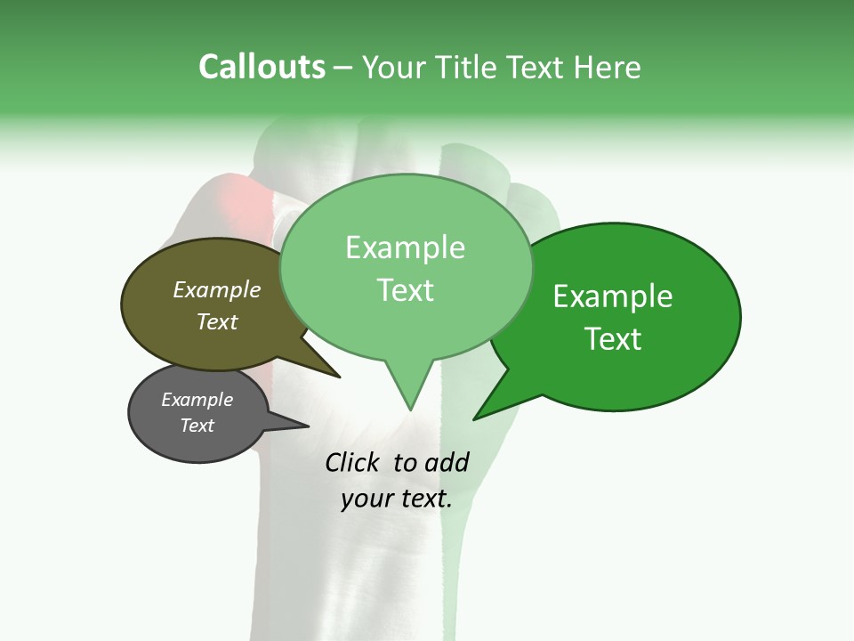 Aggressive Flag Force PowerPoint Template