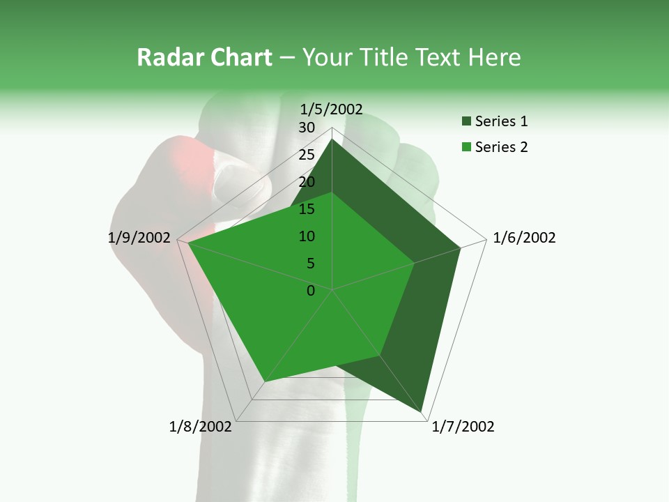 Aggressive Flag Force PowerPoint Template