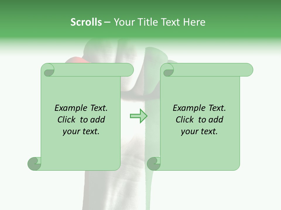 Aggressive Flag Force PowerPoint Template