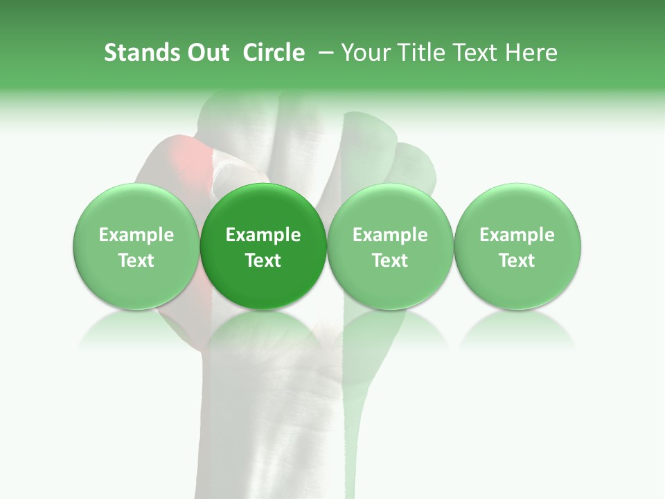 Aggressive Flag Force PowerPoint Template