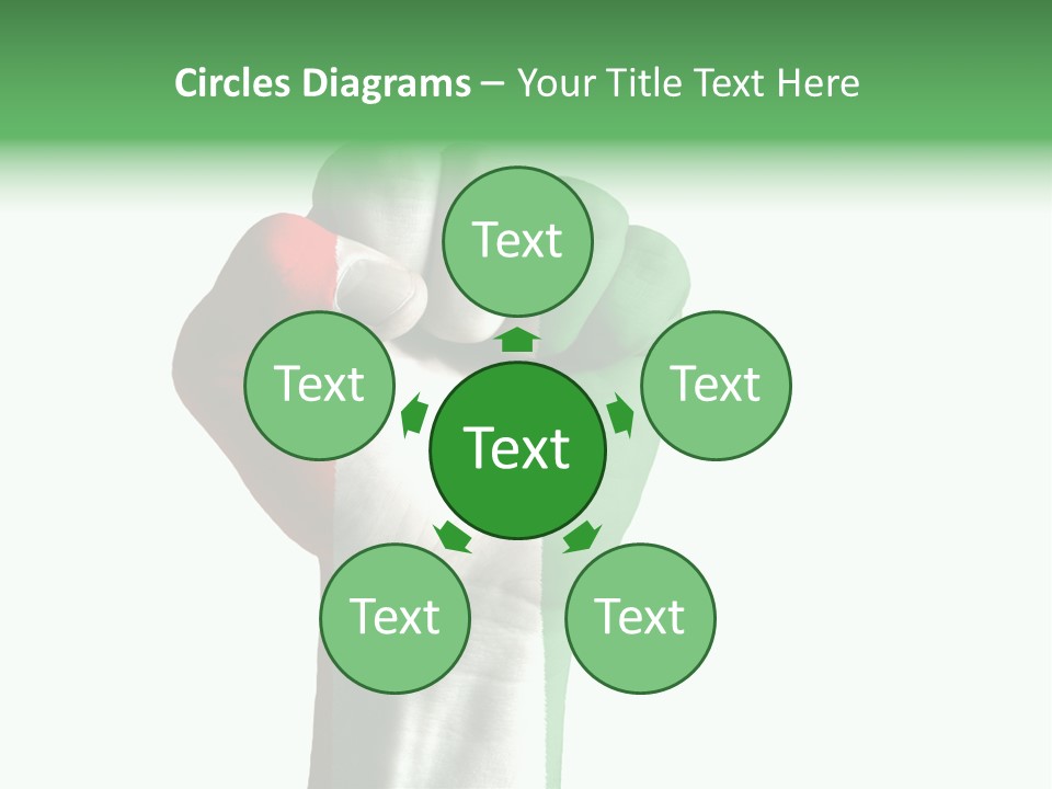 Aggressive Flag Force PowerPoint Template