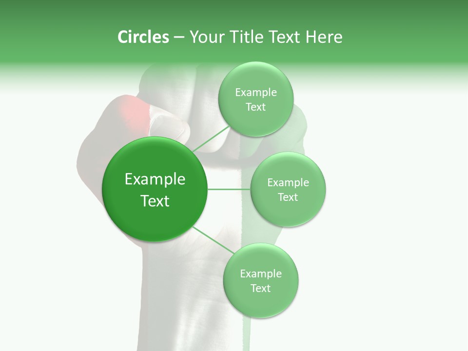 Aggressive Flag Force PowerPoint Template