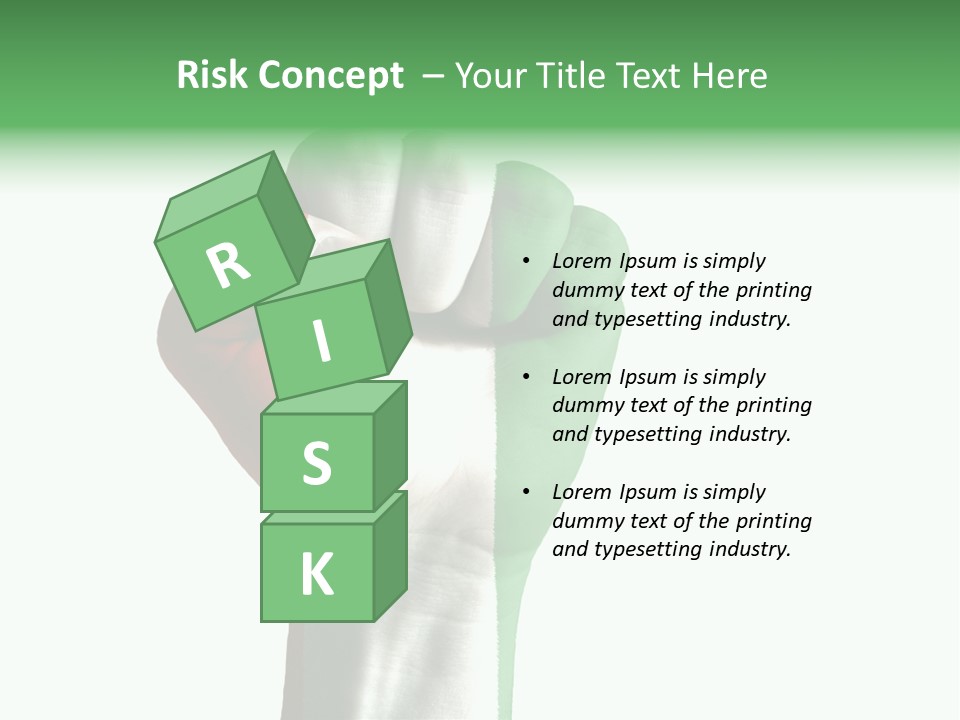 Aggressive Flag Force PowerPoint Template