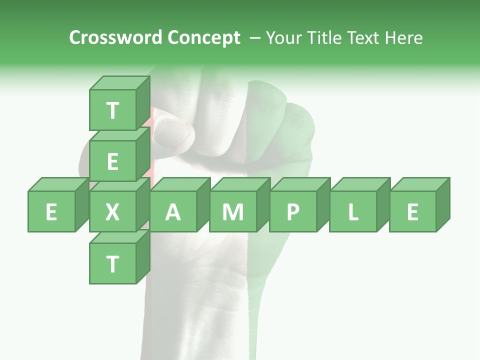 Aggressive Flag Force PowerPoint Template