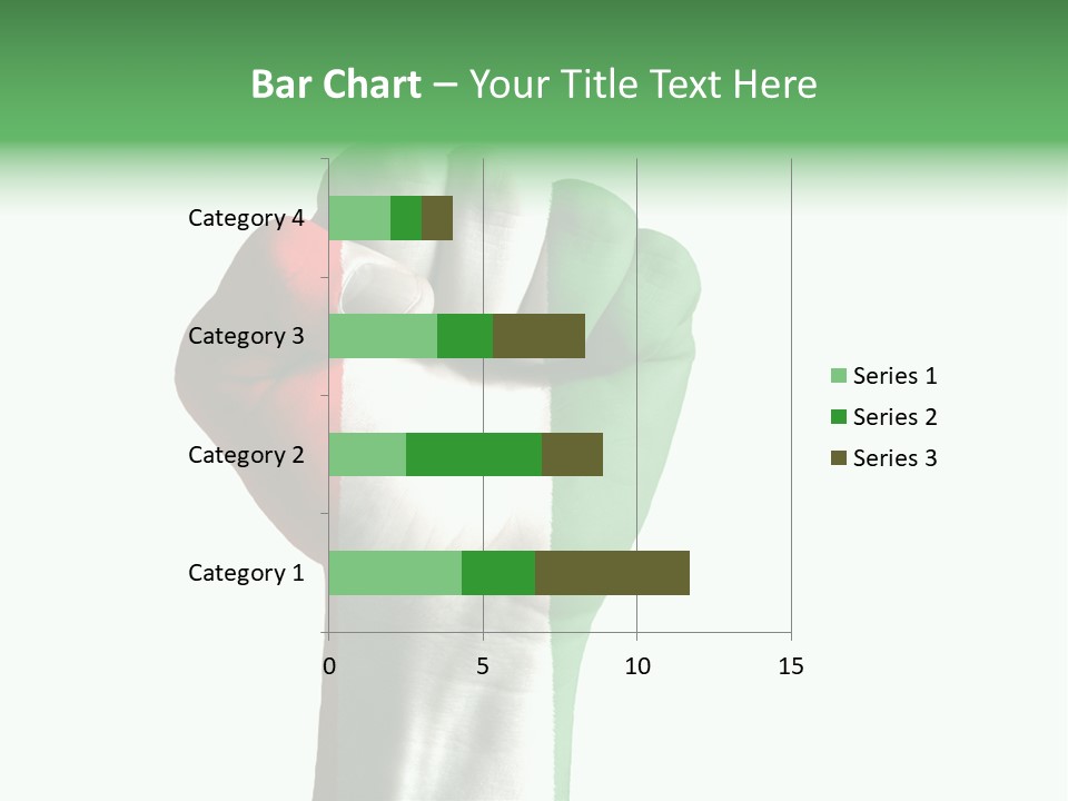 Aggressive Flag Force PowerPoint Template