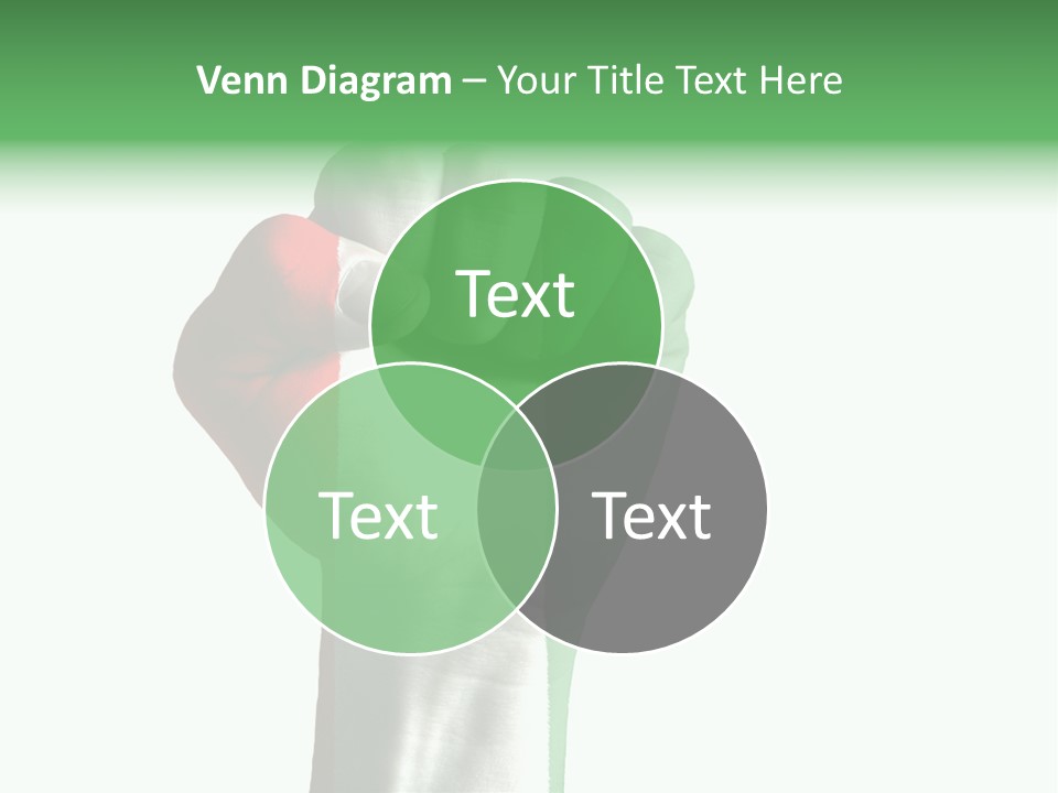 Aggressive Flag Force PowerPoint Template