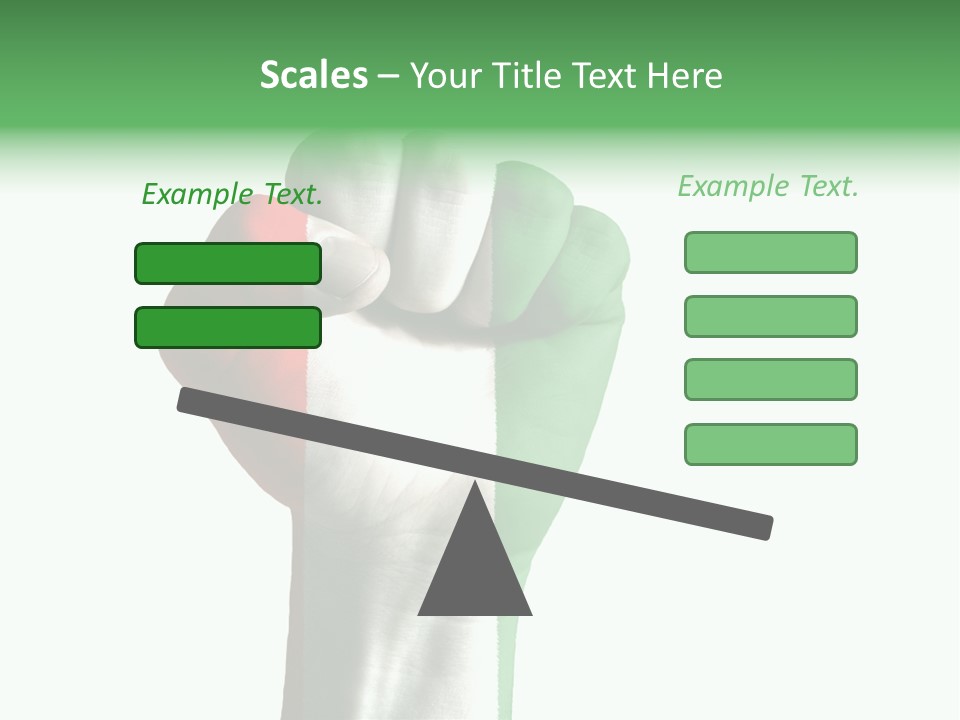Aggressive Flag Force PowerPoint Template