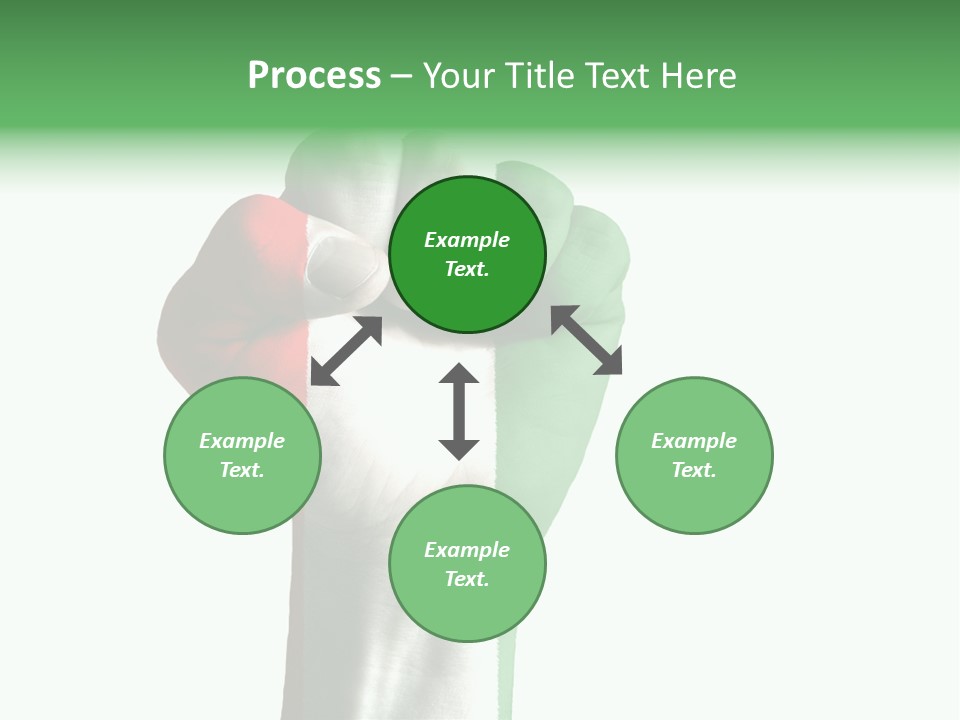 Aggressive Flag Force PowerPoint Template