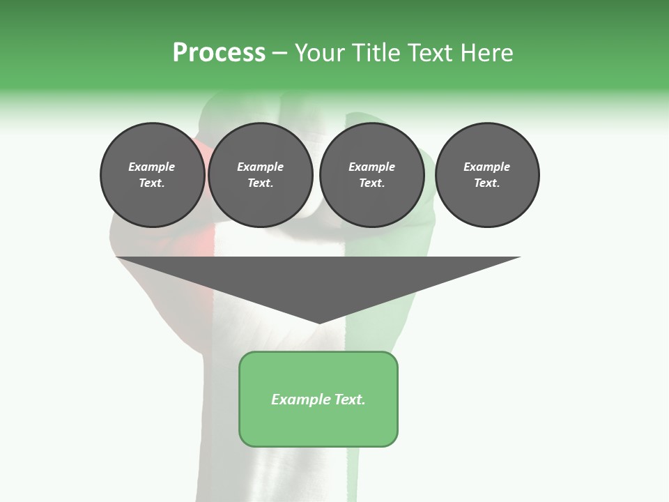 Aggressive Flag Force PowerPoint Template
