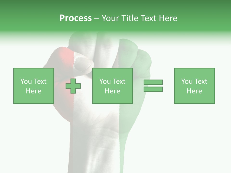 Aggressive Flag Force PowerPoint Template