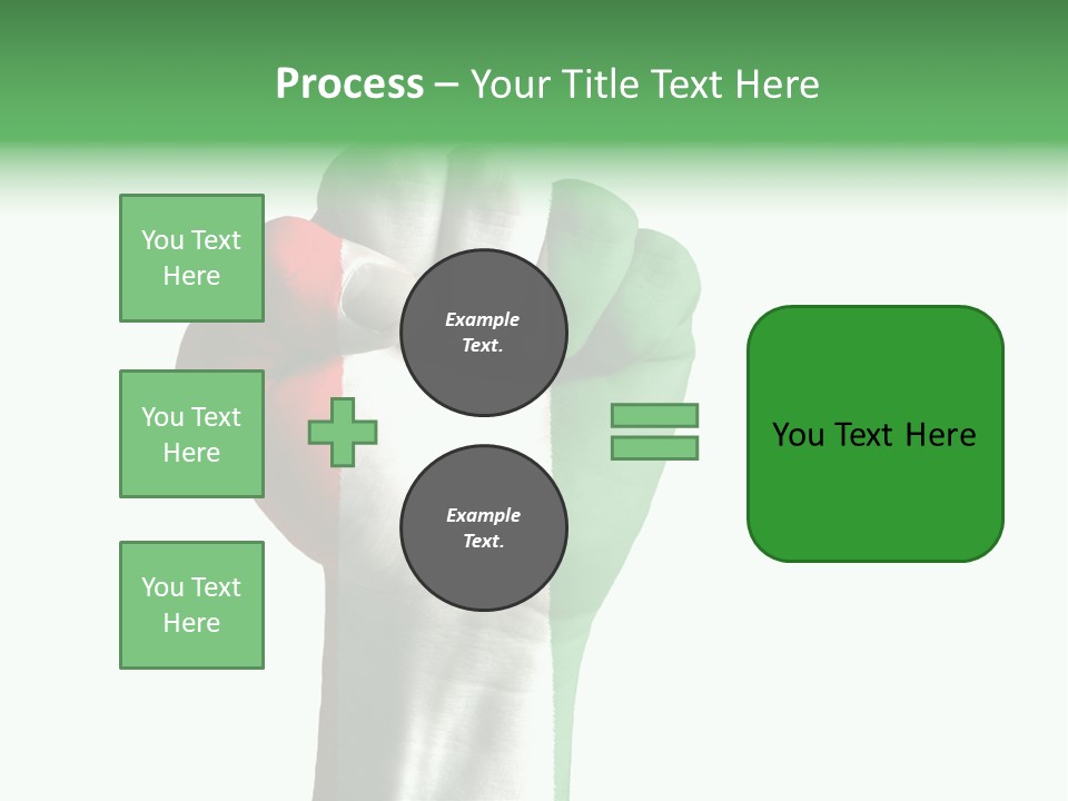 Aggressive Flag Force PowerPoint Template