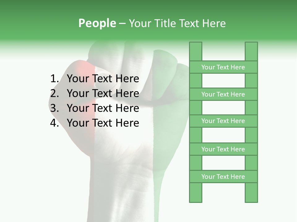 Aggressive Flag Force PowerPoint Template