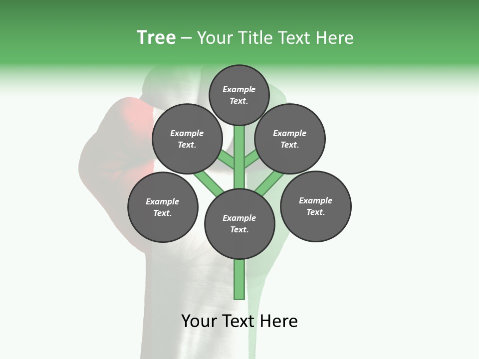 Aggressive Flag Force PowerPoint Template