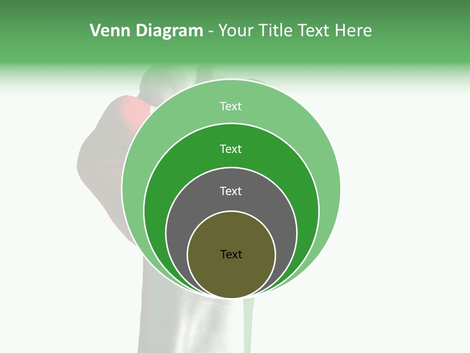 Aggressive Flag Force PowerPoint Template