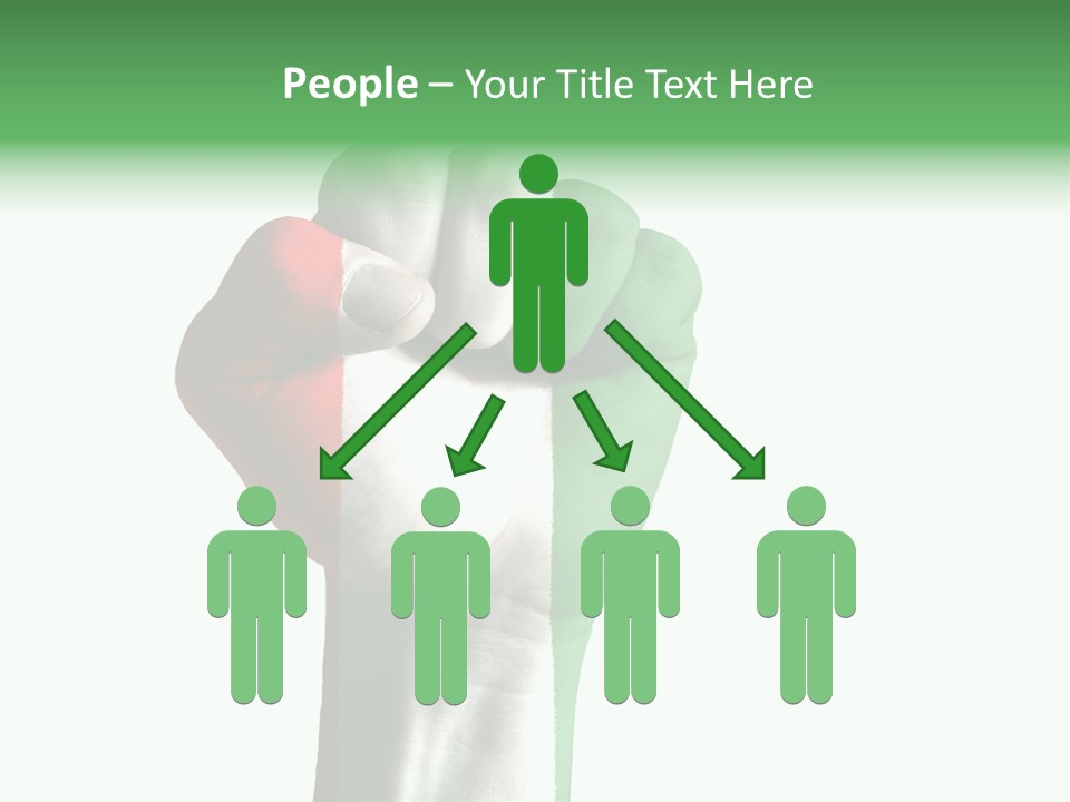 Aggressive Flag Force PowerPoint Template