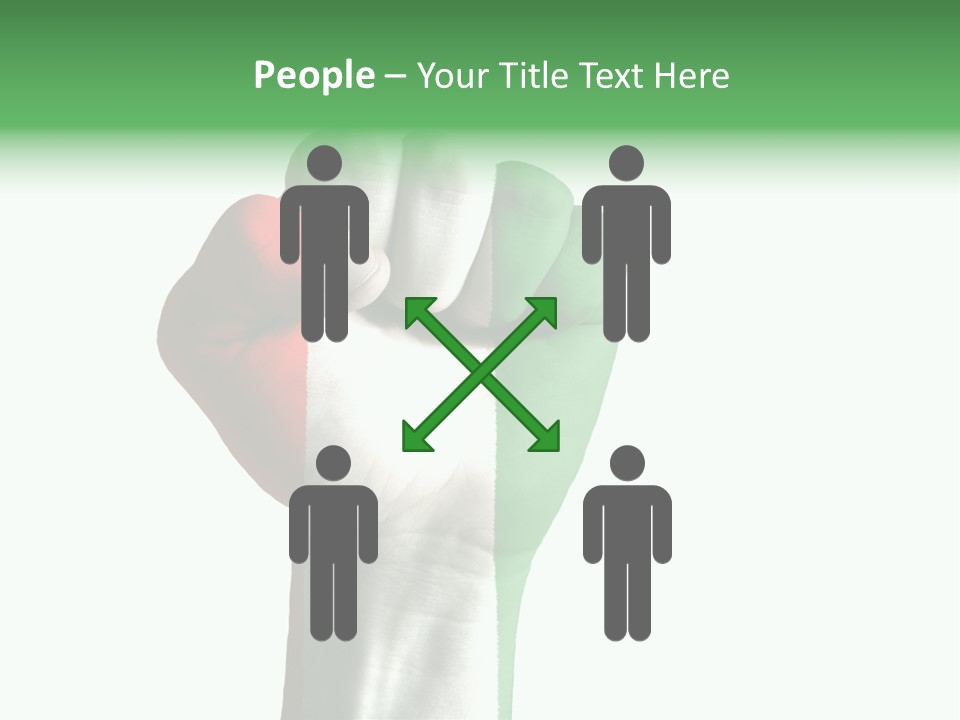 Aggressive Flag Force PowerPoint Template