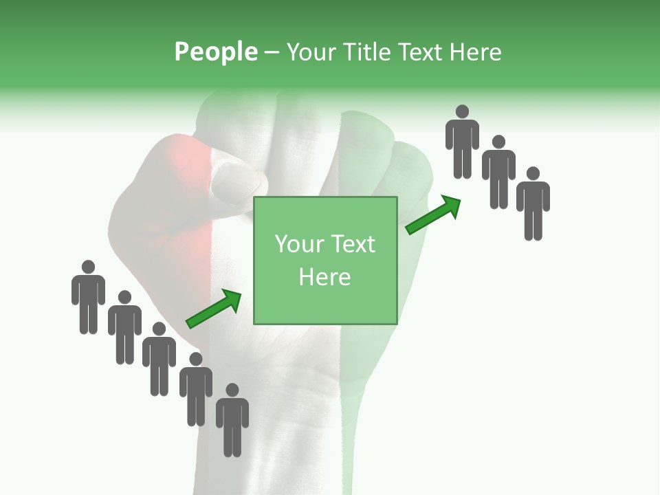 Aggressive Flag Force PowerPoint Template