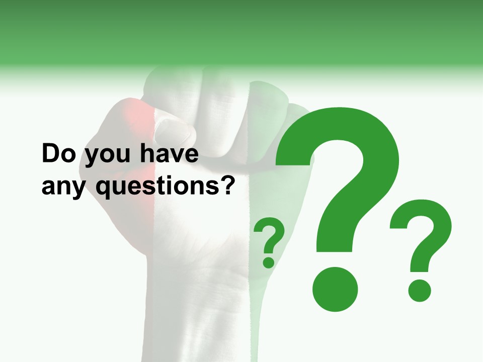 Aggressive Flag Force PowerPoint Template