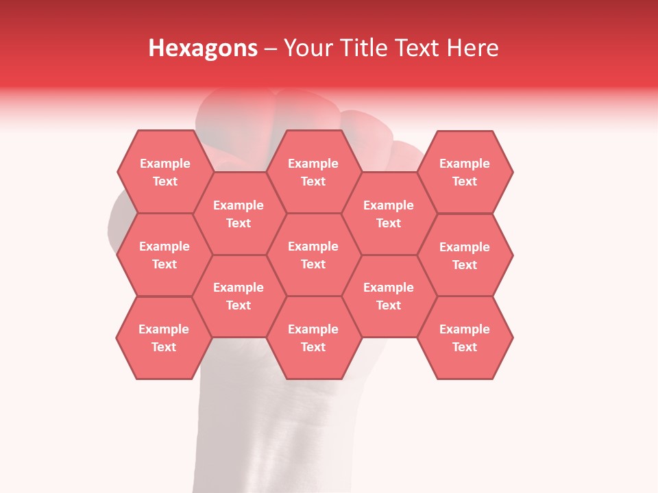 Flag Colorful Gesture PowerPoint Template